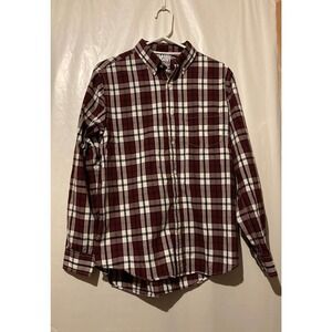 Old Navy Plaid Men's Button-down Shirt Size Medium